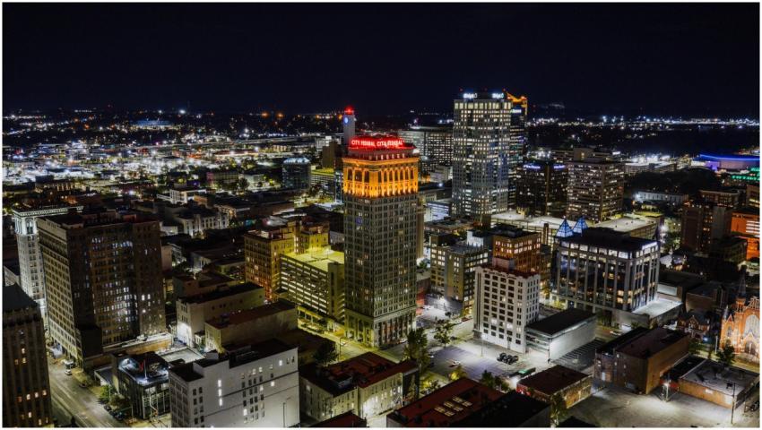 Free stock photo of aerial, alabama, birmingham