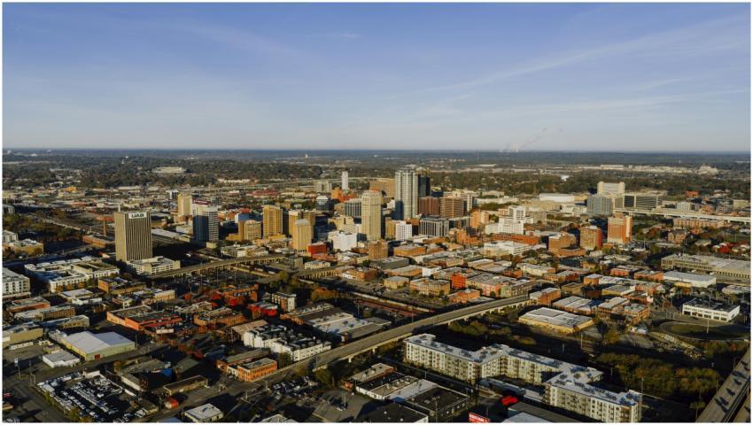 Free stock photo of aerial, alabama, birmingham