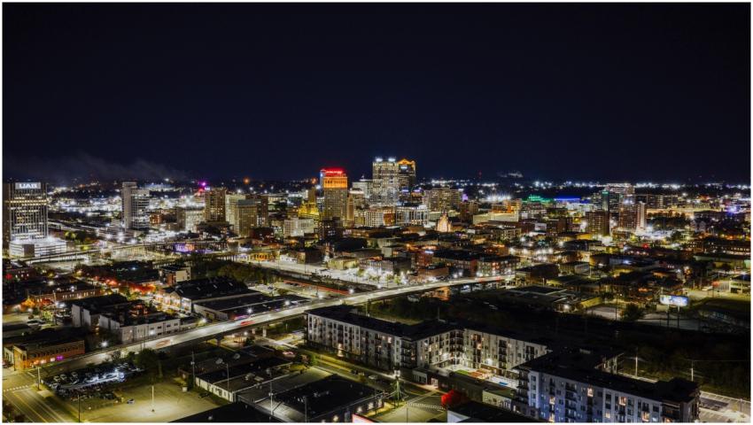 Free stock photo of aerial, alabama, birmingham