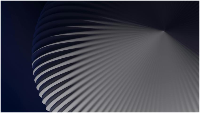 Dynamic 3D render of a geometric abstract pattern