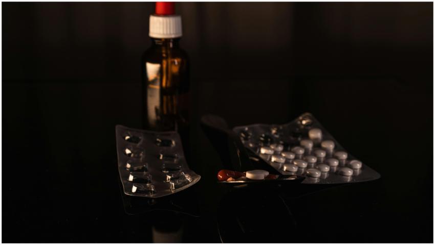 A collection of pharmaceuticals including pills an