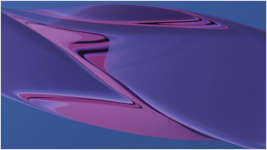 Mesmerizing 3D digital abstract art with smooth pu