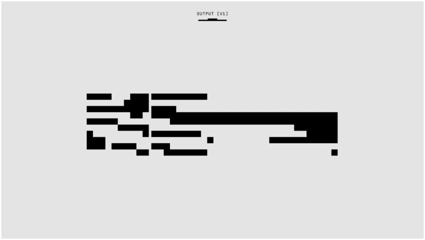 A creative abstract black and white minimalist gra