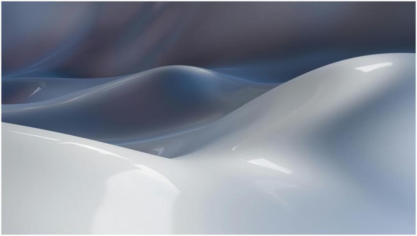 Smooth fluid-like surfaces in abstract art with so