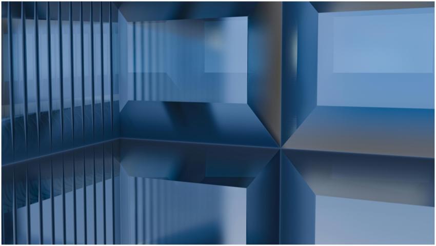 A captivating 3D geometric abstract art piece in s