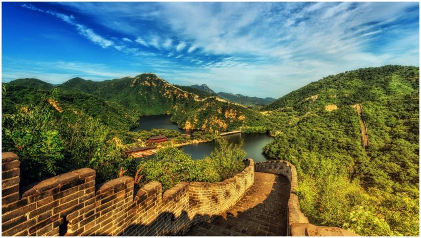 Breathtaking landscape of the Great Wall of China