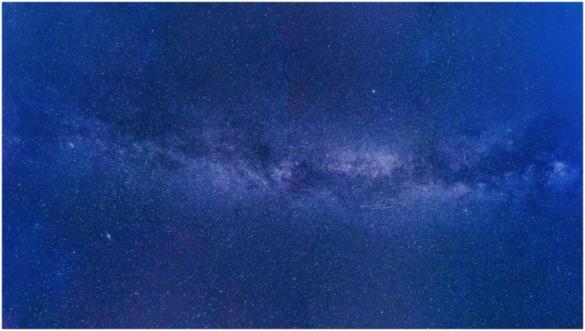 Stunning view of the Milky Way under a starry nigh