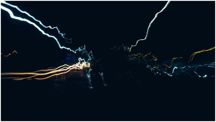 Dynamic abstract image showcasing vividly colored