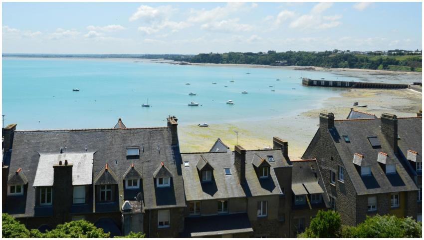Picturesque view of Cancale in Bretagne, France, h