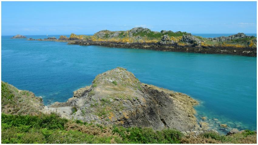 Breathtaking coastal landscape in Cancale, Bretagn