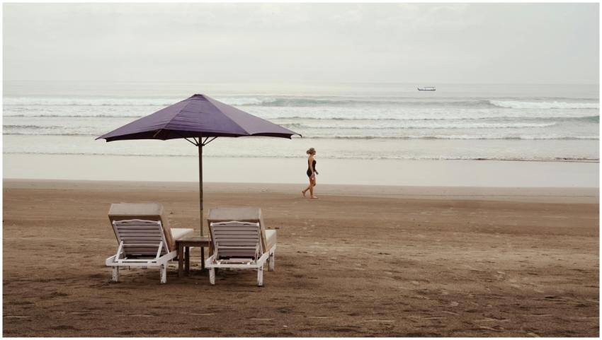 Serene Beach Scene Lounge