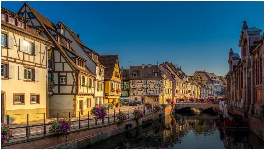 Scenic view of Colmar, France featuring picturesqu
