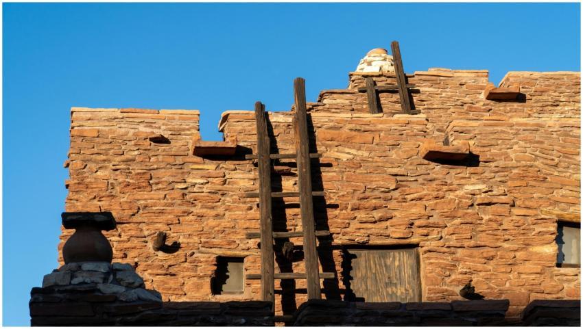 A captivating view of traditional Pueblo architect