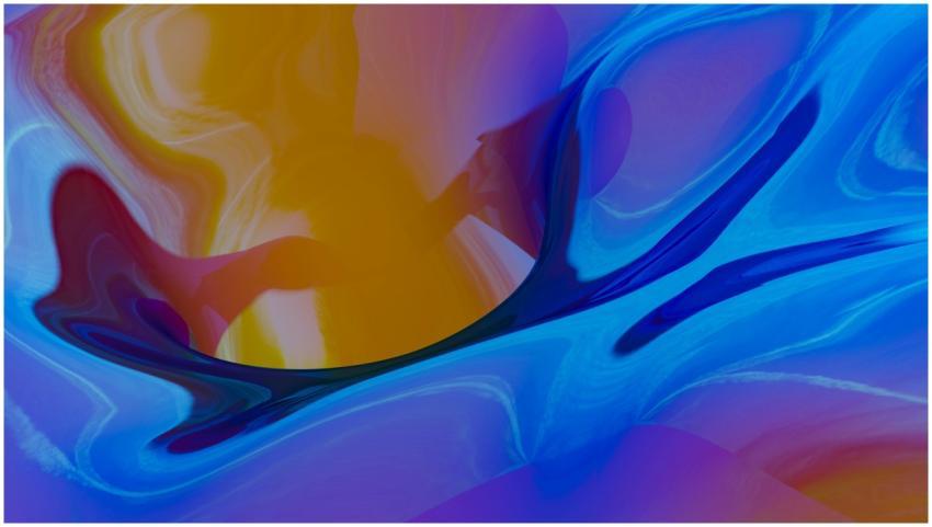 Dynamic abstract fluid art with vivid colors and s