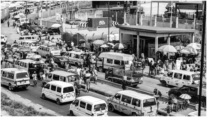 Bustling Urban Street Scene