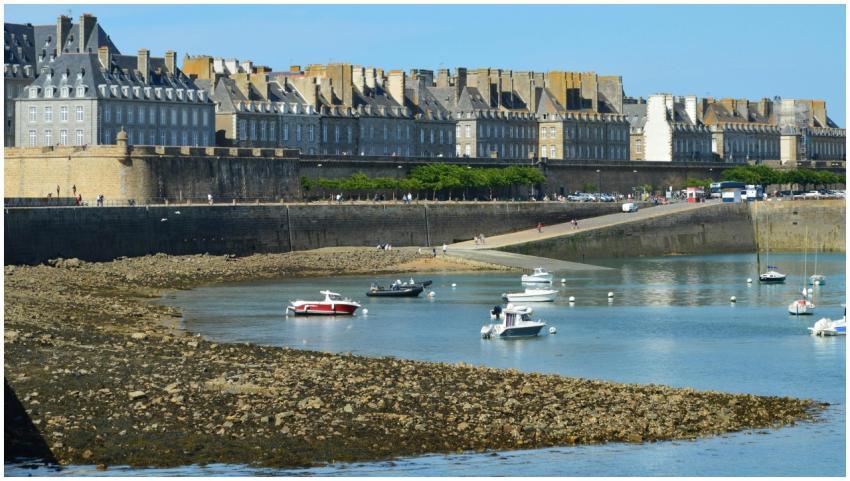 Charming coastal view of Saint-Malo, France, featu