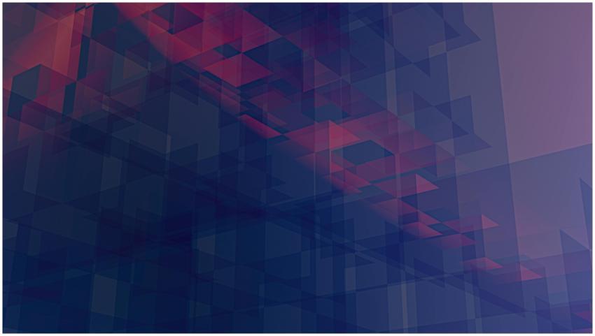 Abstract geometric art featuring overlapping 3D cu