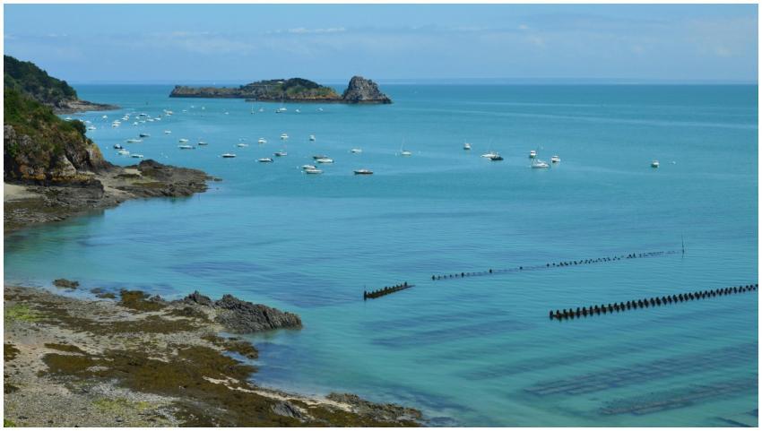 Explore the stunning seaside view of Cancale, Fran
