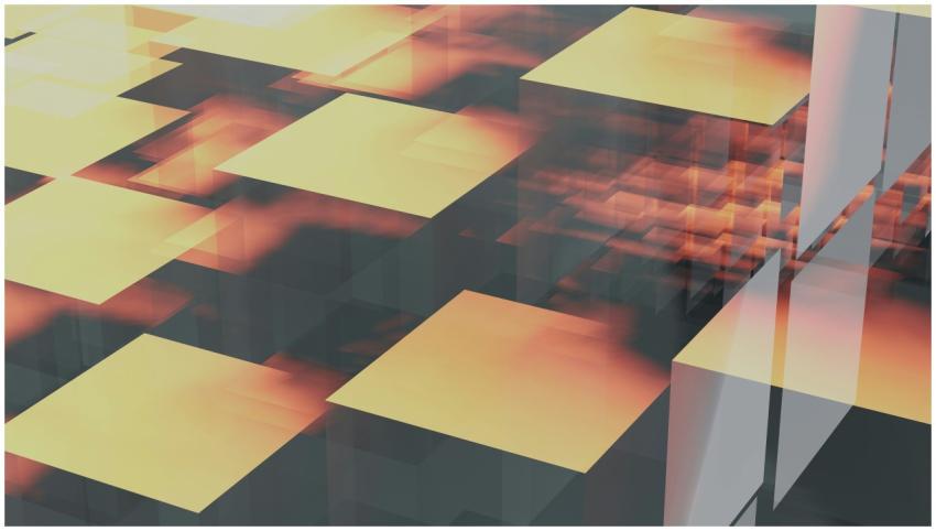 Modern abstract geometry with warm light hues and