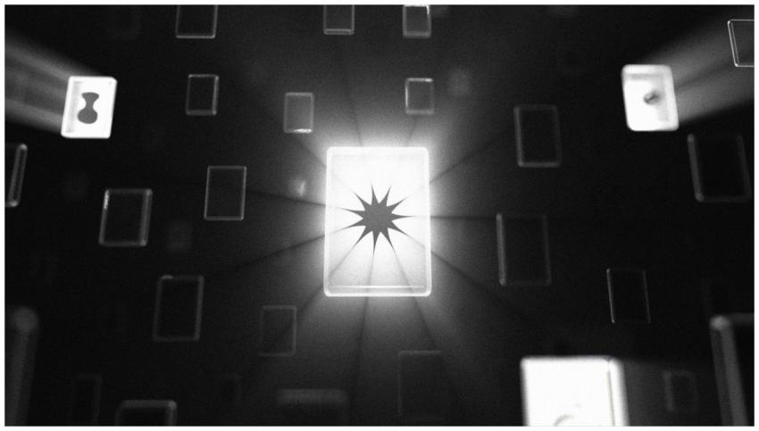 Intriguing abstract digital art featuring shapes a