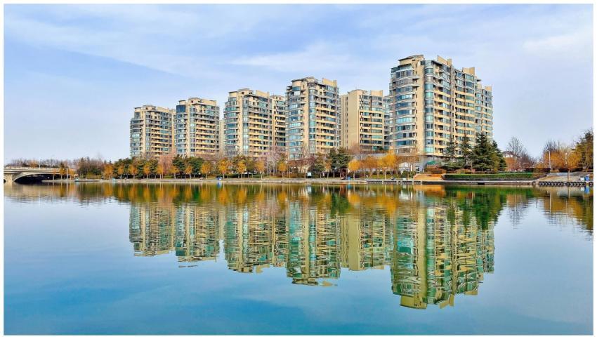 Modern Apartments Reflected Calm