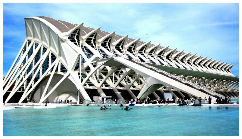 Explore the futuristic City of Arts and Sciences i