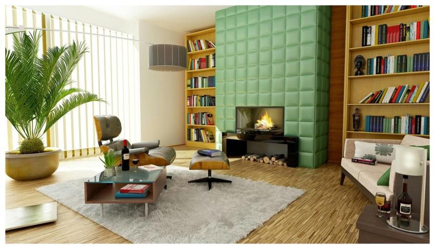 Elegant modern living room featuring stylish decor