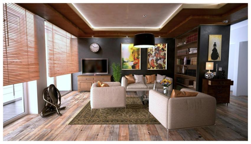 Inviting living room interior featuring modern des