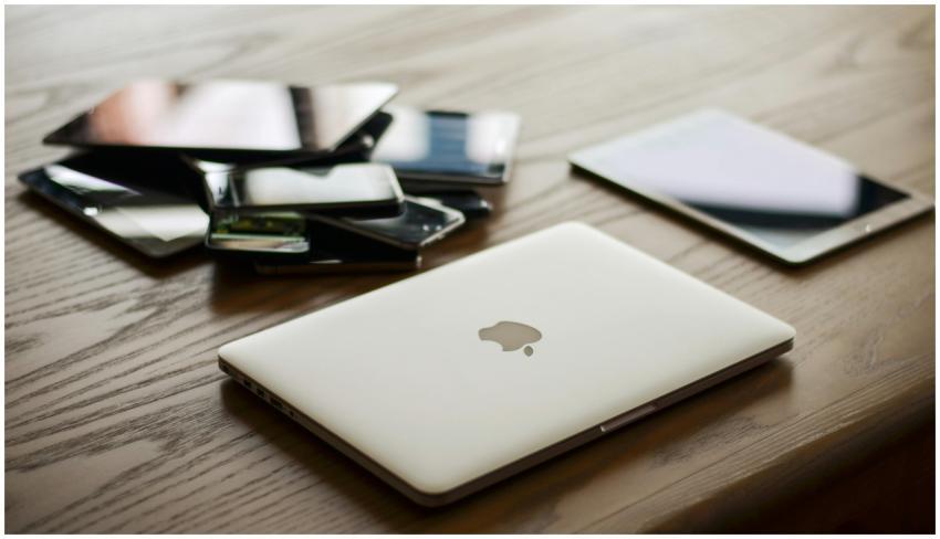 A variety of modern electronic gadgets, including