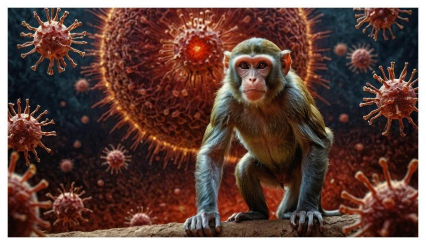 Ai Generated Mpox Monkey Smallpox