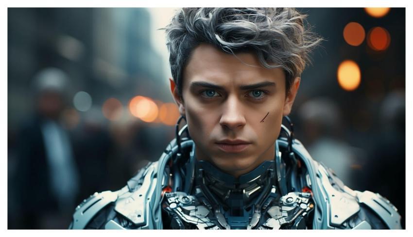 Robot Man Wallpaper 4K Ai