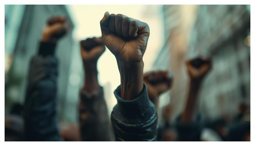 Hands Humans Fists Raised Fists