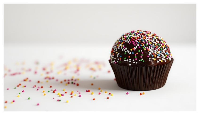 Cupcake 4K Wallpaper Chocolate Happy Birthday