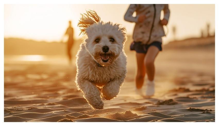 Bichon Beach Happiness Joy
