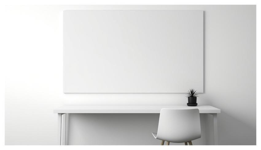 Table Chair Whiteboard Interior