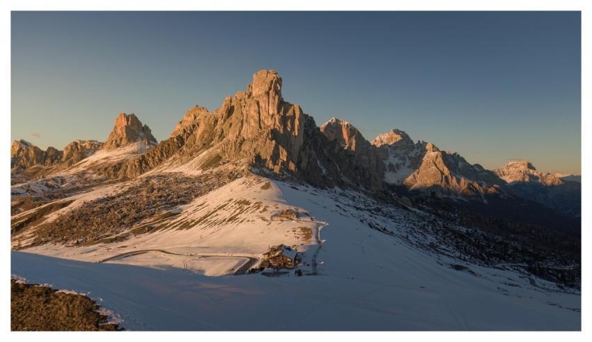 Mountains Sunset Autumn Nature