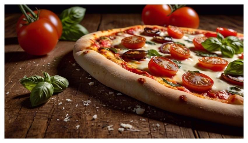 Pizza Food Snack Tomatoes