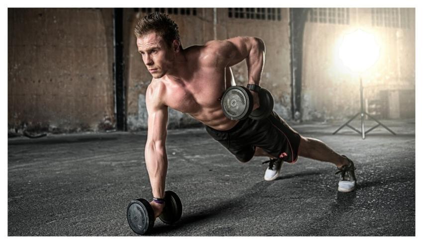 Man Exercise Fitness Gym