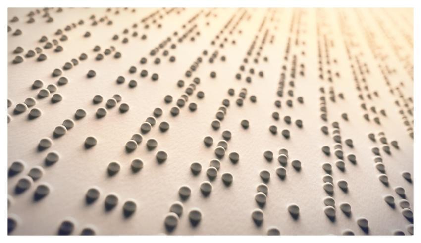 Braille Touch Language Bumps