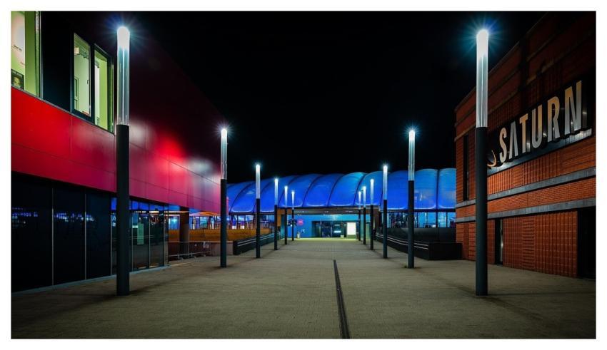Luxembourg Station Night Shot Esch Belval