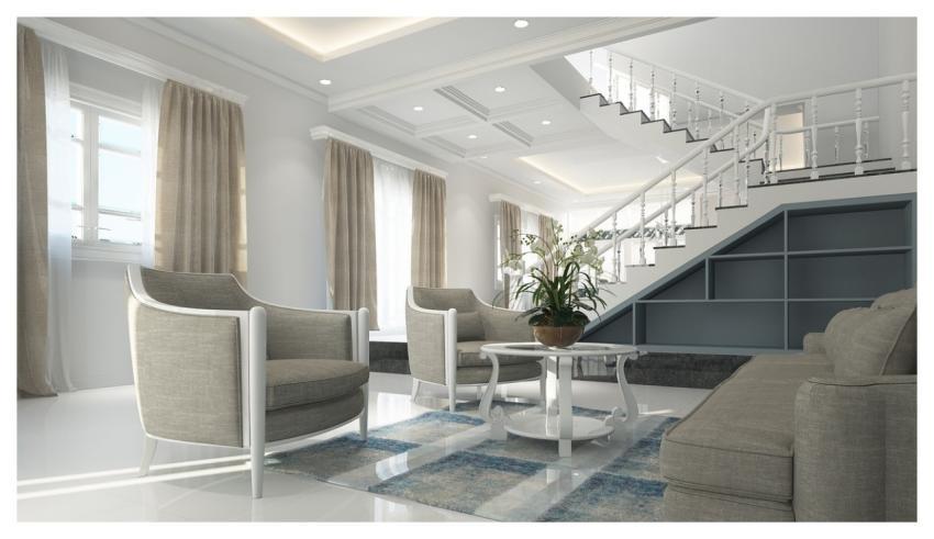 Interior Living Room Furniture Neoclassical