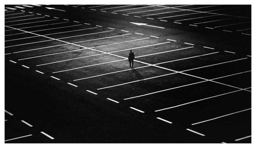 Parking Space Man City Person