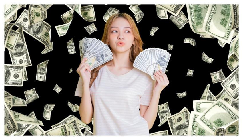 Money Rich Girl Dollar