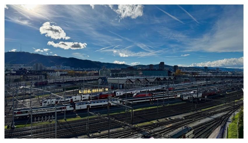 Train Railroad Transport Rail