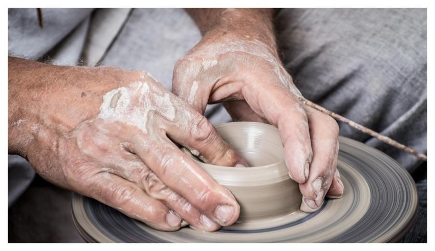 Clay Pottery Hands Potter