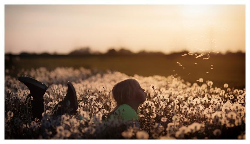 Flower Child Girl Dandelion