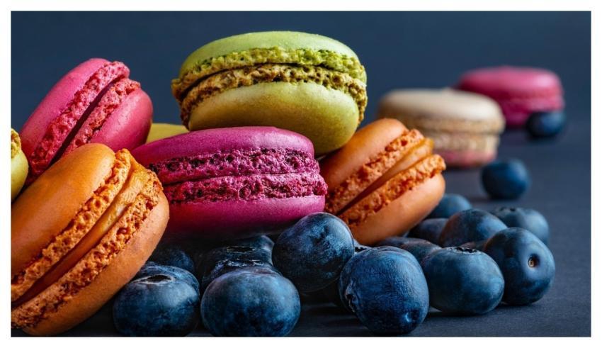 Nikon Delicious Macaroons Blueberries