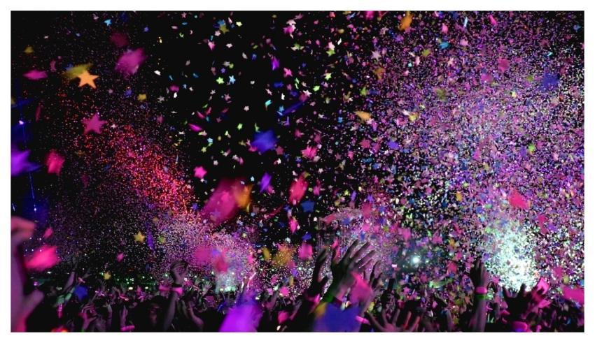 Concert Confetti Party Event