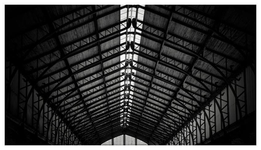 Monochrome Structure Architecture Urban