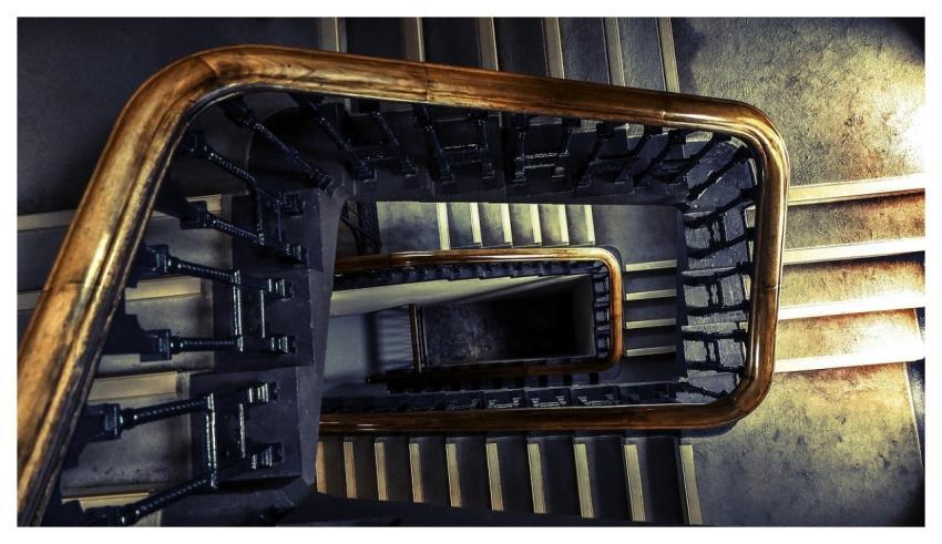 Stairs Architecture Indoors Perspective